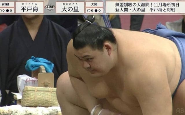 新大関・大の里、初日白星発進も微妙な表情変化に元若乃花の指摘「これは良くないなと思っている」大相撲九州場所始まる