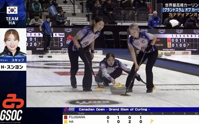 ロコ・ソラーレの強敵！ 韓国・スンヨンの“美しすぎるドローショット”が話題 「うますぎやろ」ど真ん中を射抜く一投に騒然