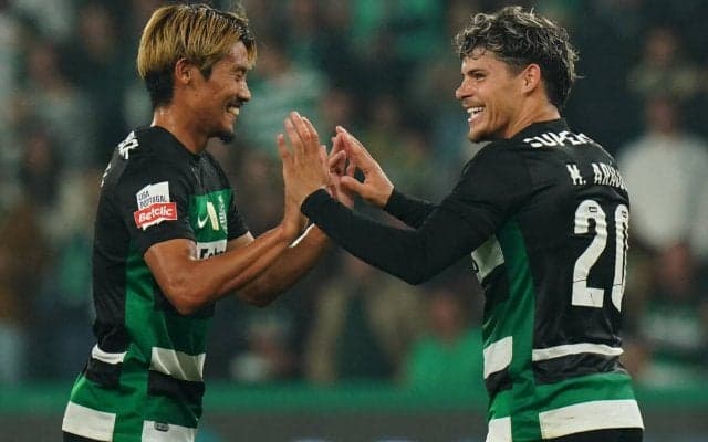 守田英正が1G1Aでアモリムも有終の美！　恩師ラストマッチで逆転勝利に導く