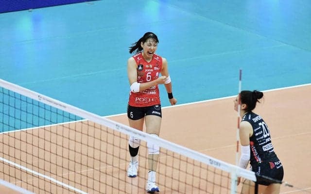 イモコの関菜々巳がチャンピオンズリーグ初戦にスタメン出場　イタリアリーグ日本人選手情報・女子