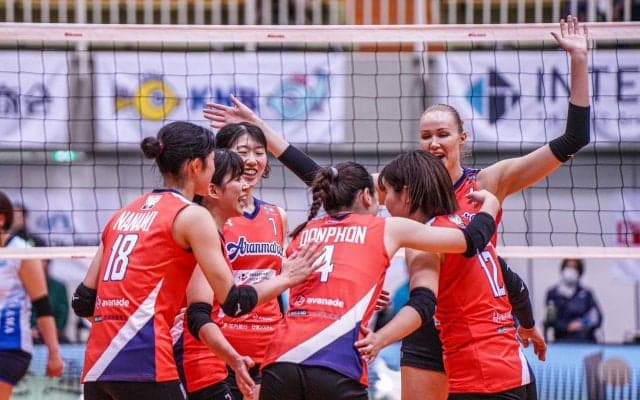 SVリーグ女子　A山形がトップカテゴリー初勝利をあげる