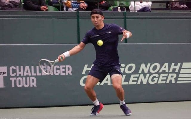 島袋将が準々決勝に進出「打ち勝てる自信があった」[兵庫ノアチャレンジャー]