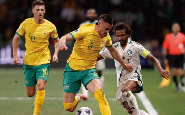 豪州vsサウジは0-0で前半終了　豪州はビルドアップに苦戦、エース欠くサウジは前線からの守備に活路【2026W杯アジア最終予選】