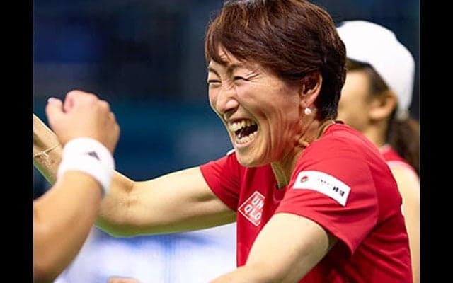 劇的勝利に杉山愛監督「素晴らしかった」