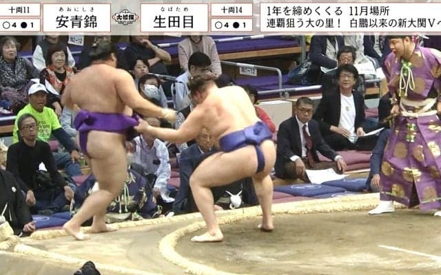 「安治川親方、いい弟子取ったね」20歳の“規格外”力士、注目対決で圧勝！ 相手の落下を防ぐ気遣いも