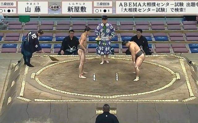 「ガリガリ」「心配になる細さ」“超スレンダー”力士、大きな相手に豪快な投げ 「おぉぉ！」館内どよめき 周囲の声を一蹴する圧巻白星