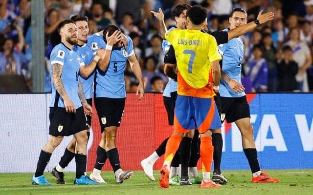 取って取られの劇的幕切れ！　ウルグアイがコロンビアとの激戦制して2位に浮上【2026年W杯南米予選】