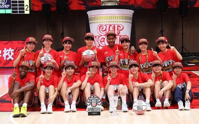 U18日清食品トップリーグ女子は京都精華学園が2連覇…2年連続高校タイトル3冠に王手