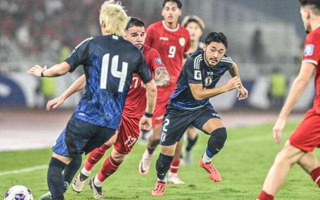 【森保ジャパンがインドネシア戦で広げた「ウイングバックを生かすシャドーの組み合わせ」(2)】菅原×伊東という新たな右サイドの効果……今後の日本のストロングに