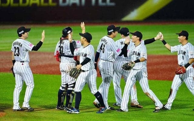 侍Jの勝利に別会場の台湾代表が大喜び　ファン、チアも飛び跳ね…場内大騒ぎ