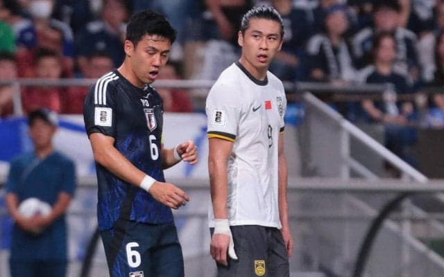 日本戦控える中国代表のエースFWチャン・ユーニンがアウェイでの大敗の要因は「バスに2時間揺られた」…負傷の状態は「何らか問題が」