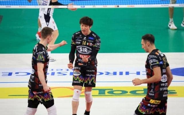 【バレー】石川祐希所属のペルージャ、グロッタッツォリーナに快勝し、開幕8連勝。MVPの石川「アタックとレセプションは前回の試合よりも修正できた」　イタリア1部