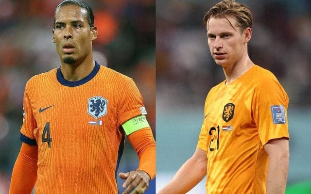 UNLグループ2位確定のオランダ代表、ファン・ダイクとF・デ・ヨングが最終節前に早期離脱