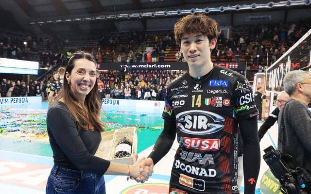 ペルージャ石川祐希　今季4度目のMVP　イタリアリーグ日本人選手情報・男子