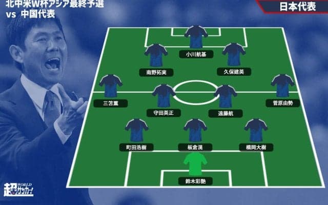 【日本代表プレビュー】ホームで7発大勝の中国戦、後半戦初戦のピッチに立つ11名は？/vs中国代表【2026W杯アジア最終予選】