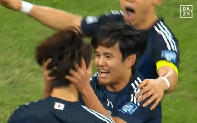 「久保建英のボール良すぎた」小川航基、中国戦で先制ゴール！ CKから強烈ヘディングを叩き込んだ瞬間「入り方が上手すぎる」【日本代表】