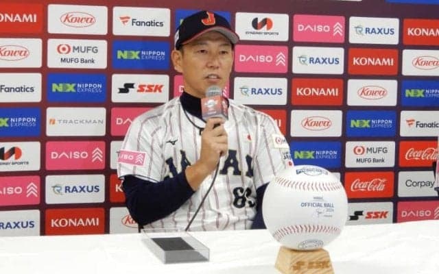 井端弘和監督、米国戦“必勝”へ「非常に気持ちが高ぶってきています」先発・高橋宏へ「彼らしいピッチングを」【プレミア12】