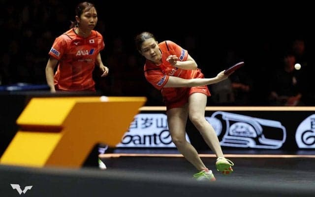 「カットマンでもやれる」世界1位＆3位撃破の佐藤瞳、橋本帆乃香ペアが明かした想い　中国ペア下して証明した存在価値【WTTファイナルズ福岡】