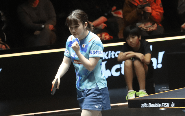 大藤沙月が伊藤美誠撃破を振り返る「今日の勝ちは自信」　初の大舞台で躍進期待も「気にすることなくできたら」【WTTファイナルズ福岡】