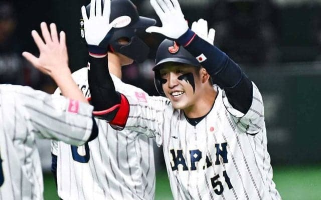 侍ジャパン、米国に大勝で国際大会25連勝　小園が2発7打点の大活躍…SR好発進