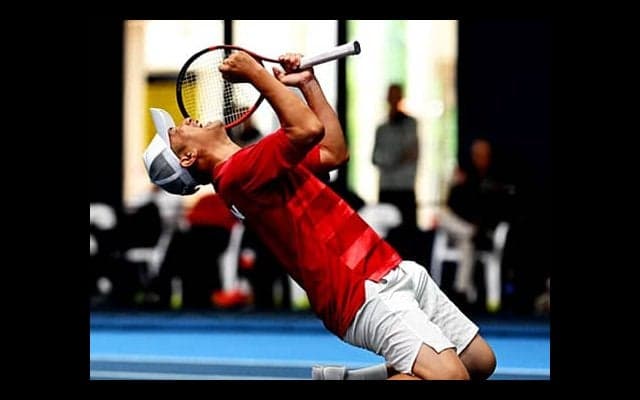  45歳以上国別対抗戦 日本男子がV王手 