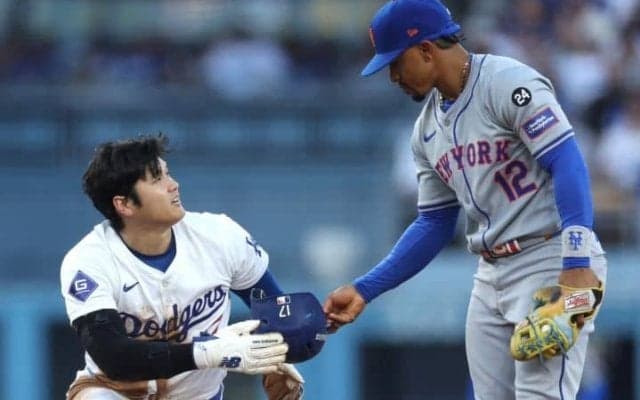 「奪われた」大谷翔平のMVPに異論　米ファンたちがメッツ遊撃手リンドーアの“1位票ゼロ”に反発「DHは100％攻撃のみ」