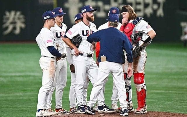 米国代表、台湾に8失点大敗　決勝進出は絶望的…2戦17失点、元助っ人は1死も取れずKO