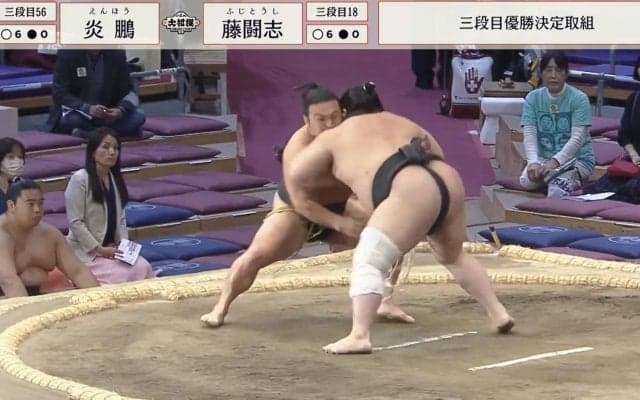 「炎鵬デカくなった」驚きの声 惜しくも三段目優勝逃すも「けっこうマッチョ」今後に期待の声