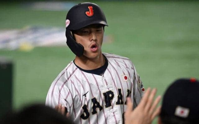 侍ジャパン、ベネズエラ相手に初回に3点先制　辰己涼介と森下翔太の連続適時打などで相手先発攻略