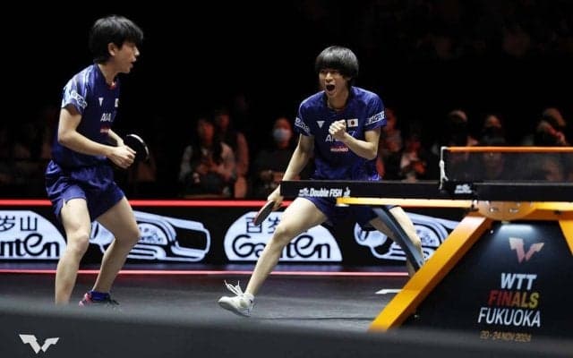 戸上隼輔が分析した逆転劇の勝因　篠塚大登は“絶対本命”のルブラン兄弟との決勝に「二人へのリベンジを日本で果たす」【WTTファイナルズ福岡】