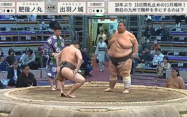 あの超巨体が簡単に押し負けるのか…体重差108キロ“無差別級の一番”で252キロ力士がいともたやすく…「えええ…」「デカい山が動いた」