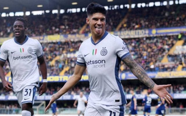 今季初先発のコレア弾にテュラムのドッピエッタ、前半の5発でインテルが快勝し暫定首位浮上【セリエA】