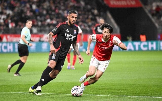 伊東純也＆中村敬斗がフル出場もスタッド・ランスはリヨンとドロー…中村は終盤の決定機を生かせず【リーグ・アン】