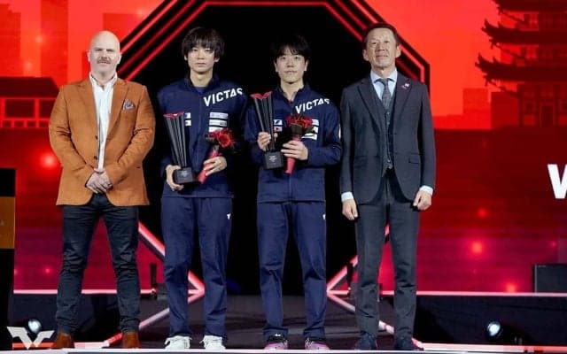 準Vの戸上隼輔、篠塚大登が振り返った世界トップとの差「これから伸びるための糧」　快進撃の盟友・張本智和への想い【WTTファイナルズ福岡】