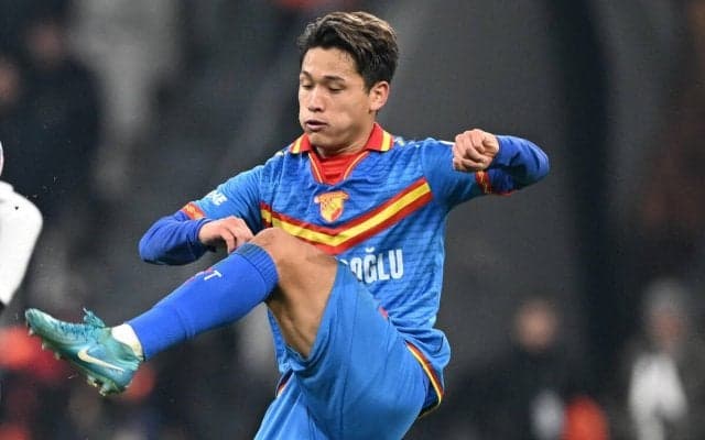 松木玖生がピンポイントクロスで今季2アシスト目！ CKから2点関与でギョズテペの逆転勝利に貢献、前節の初ゴールに続く結果