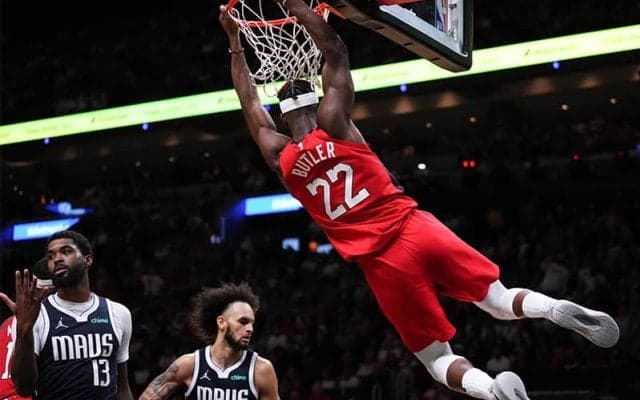 ジミー・バトラーの活躍でヒートが延長戦を制す…マブスのルカ・ドンチッチは欠場