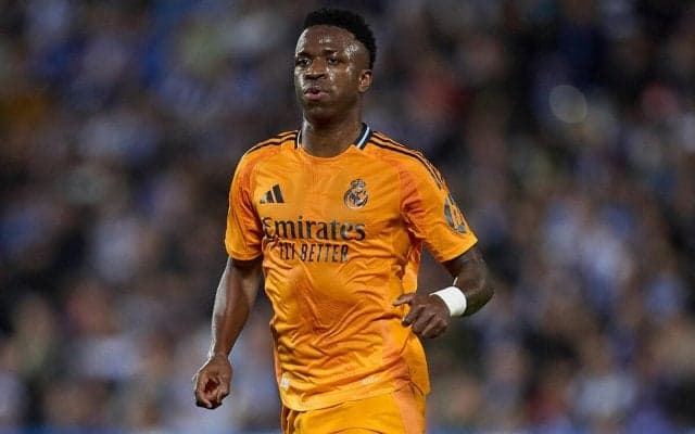 レアルFWヴィニシウスが左ハムストリング負傷…全治3週間、CLリバプール戦で不在に