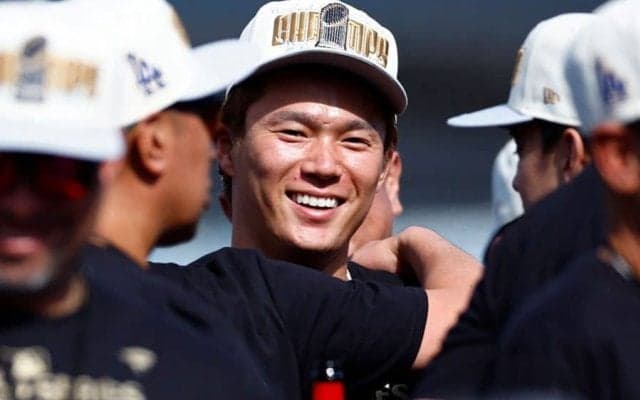大谷翔平に続き…ド軍右腕も“由伸イジリ”　米ファン困惑「ヤマモトが凄い所に」