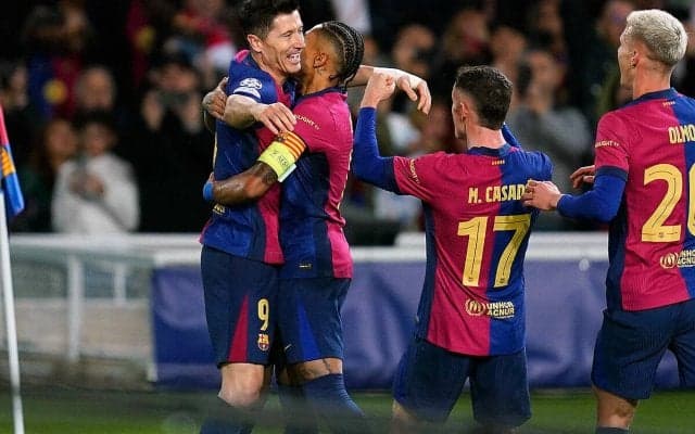 レヴァンドフスキが史上2人目のCL100ゴール達成！　バルセロナが躍進ブレストに初黒星与える【CL】