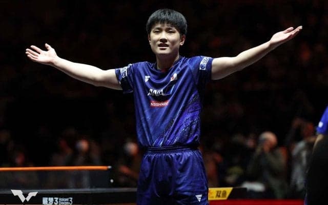 「感動的なプレーを見せた」張本智和、世界3位浮上のエースに寄せられる賛辞　北九州で中国勢2人撃破の圧巻パフォに称賛「見事な勝ち上がり」