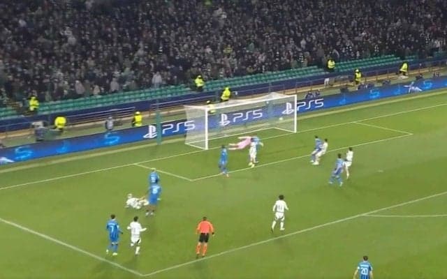 スタジアム騒然！ 前田大然、超絶スーパーゴール炸裂の瞬間「神すぎる」 高速切り返し→ファーをぶち抜く“衝撃ゴラッソ”「エグい」「信じられない」