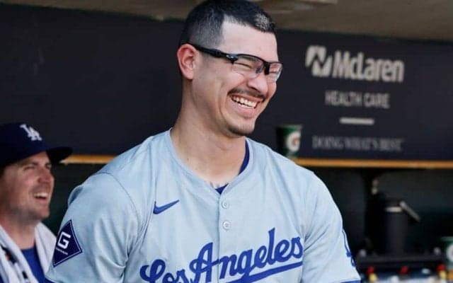 大谷翔平に続き…ド軍同僚が発端の珍企画　日米ファン爆笑「優しそうな人ですね」