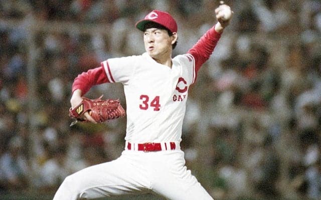 江川卓のピッチングを参考にした川口和久は、高めのストレートで勝負する球界を代表する左腕へと成長した