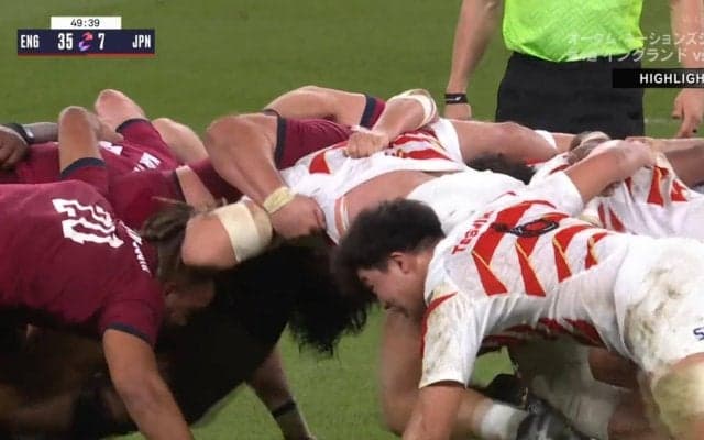 ラガーマンのアドレナリンが爆上がりする瞬間はここ！スクラムで押し勝った日本代表FW陣の雄叫びがすさまじい