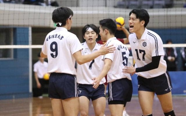 全日本インカレ　男子は日本体大と専修大、女子は筑波大と青山学院大が決勝へ