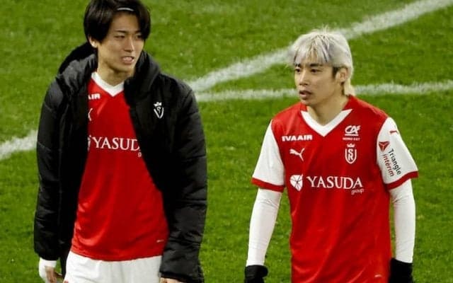 阿吽の連携で決定機演出の伊東純也＆中村敬斗　猛々しい姿から一転のイケメン2ショットも反響「可愛すぎて破壊力えぐぅ!!!」