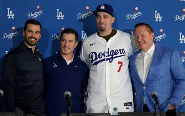 ドジャース移籍のスネルが入団会見　「5年契約」の“新事実”も判明「重大な怪我を負った場合に備えて」米報道