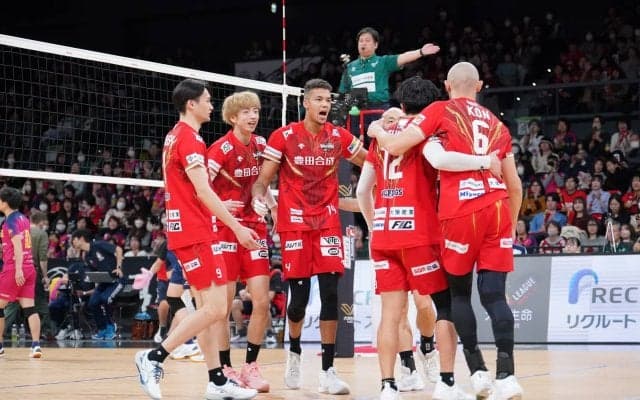 SVリーグ男子　WD名古屋が好調を維持し10連勝