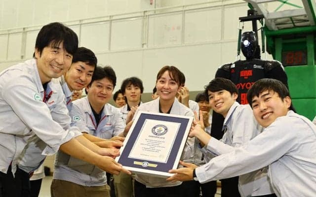 A東京のAIロボット「CUE6」がギネス世界記録達成…24.55mの超ロングシュートに成功