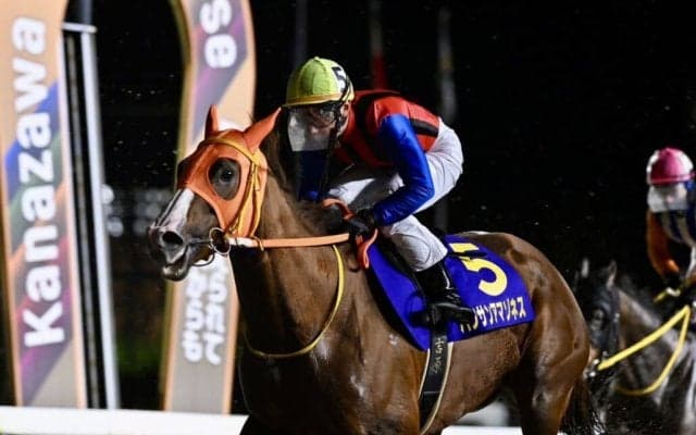 【金沢競馬】ハクサンアマゾネスの引退式